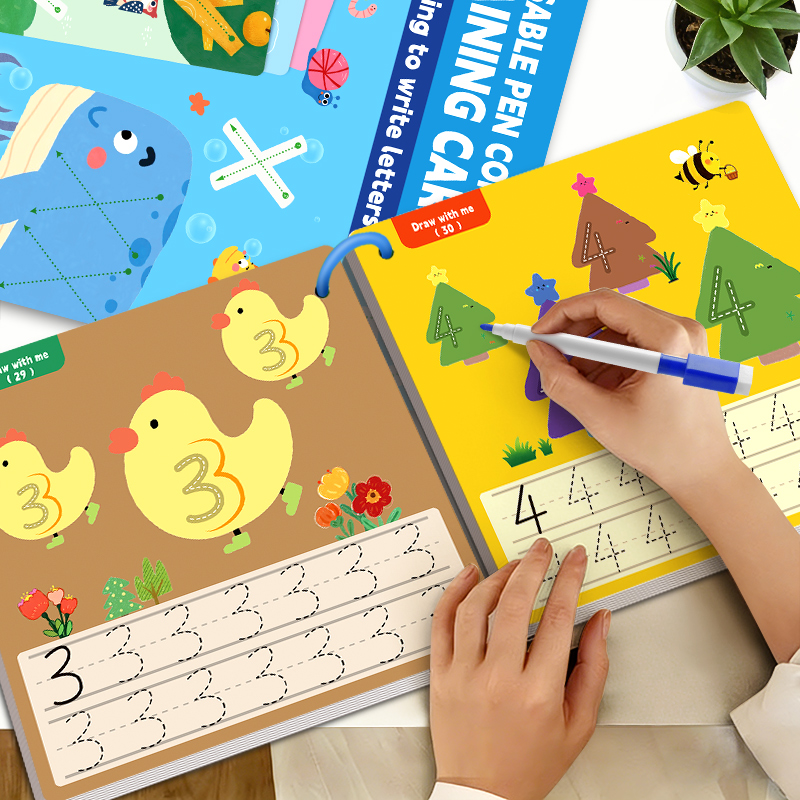 การ์ดฝึกการควบคุมปากกาสำหรับเด - Writing Tools บทวิจารณ์และราคา