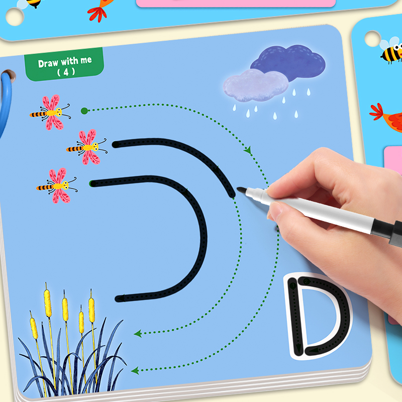 การ์ดฝึกการควบคุมปากกาสำหรับเด - Writing Tools บทวิจารณ์และราคา